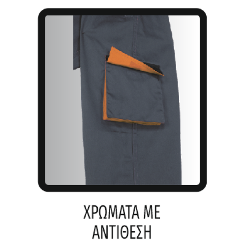 BIZARO-Παντελόνι Εργασίας Μπλέ Large FERRELI
