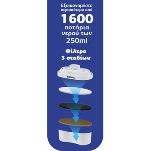 Κανάτα Φίλτρανσης Νερού 3 Σταδίων S-10 ASPIS