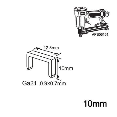 Δίχαλα 10mm Αεροκαρφωτικού APS06161