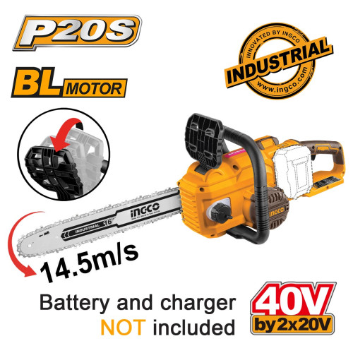 Αλυσοπρίονο Μπαταρίας 2x20V Li-Ion 40cm Λάμα SOLO