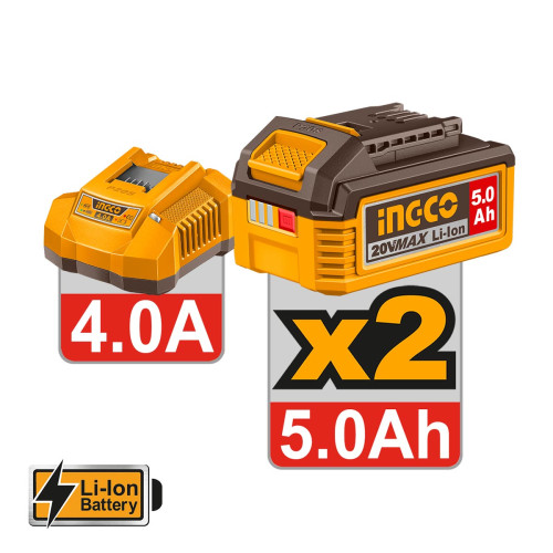 Μίνι Αλυσοπρίονο Μπαταρίας 2X5.0Ah 20V Li-Ion με 6"/15cm Λάμα + Δώρο Θήκη + Δωρεάν Αποστολή