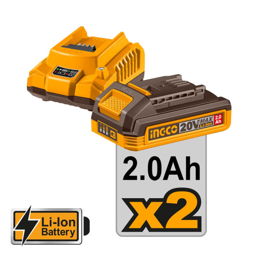 Κρουστικό Δραπανοκατσάβιδο Compact Μπαταρίας 20V Li-Ion 76Nm