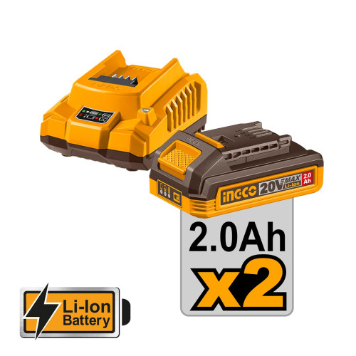 Εργαλεία Compact Μπαταρίας 20V Li-Ion Σετ 2 τεμ.