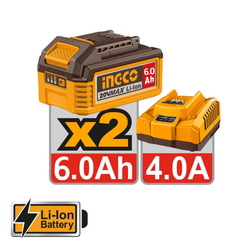 Μίνι Αλυσοπρίονο Μπαταρίας 2X6.0Ah 20V Li-Ion με 6"/15cm Λάμα + Δώρο Θήκη + Δωρεάν Αποστολή