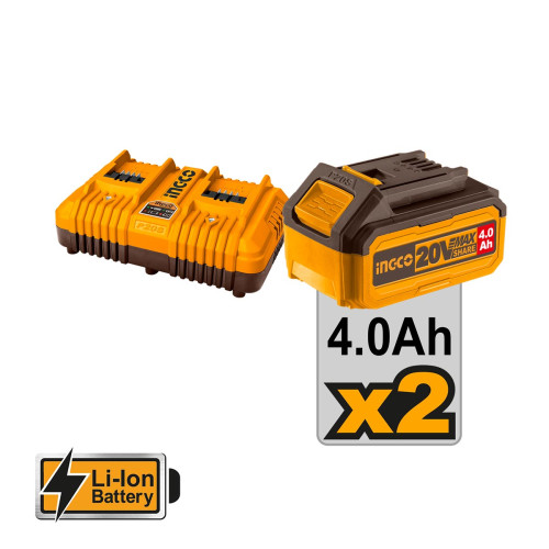 Θαμνοκοπτικό Μηχάνημα Μπαταρίας 2x20V Li-Ion