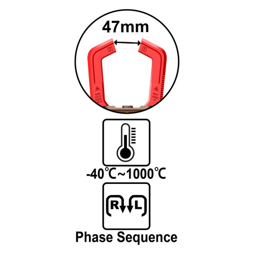 Αμπεροτσιμπίδα Ψηφιακή 1000A AC/DC/ True RMS/ NCV/ LPF/VFC με Ακροδέκτες