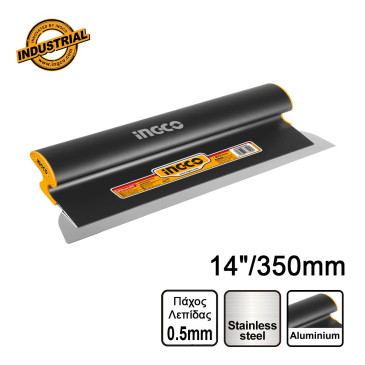 Σπάτουλα Στοκαρίσματος - Ξύστρα INOX 14"/350mm με Λαβή Αλουμινίου