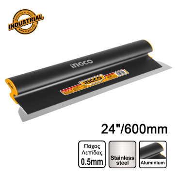 Σπάτουλα Στοκαρίσματος - Ξύστρα INOX 24"/600mm με Λαβή Αλουμινίου
