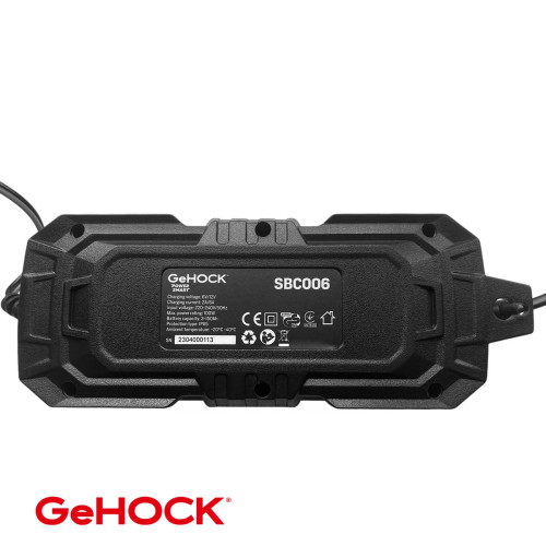 Φορτιστής-Συντηρητής Μπαταρίας Αυτ/του 12V 6A 100W GeHOCK