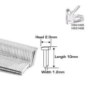 Καρφιά 10mm Καρφωτικού Χειρός HSG1405 HSG406 5000 τεμ.