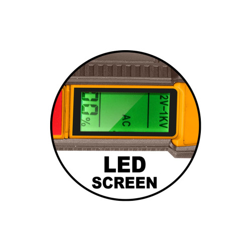 Ανέπαφο Δοκιμαστικό Τάσης AC 12-1000V/ Φακός led / Οθόνη led